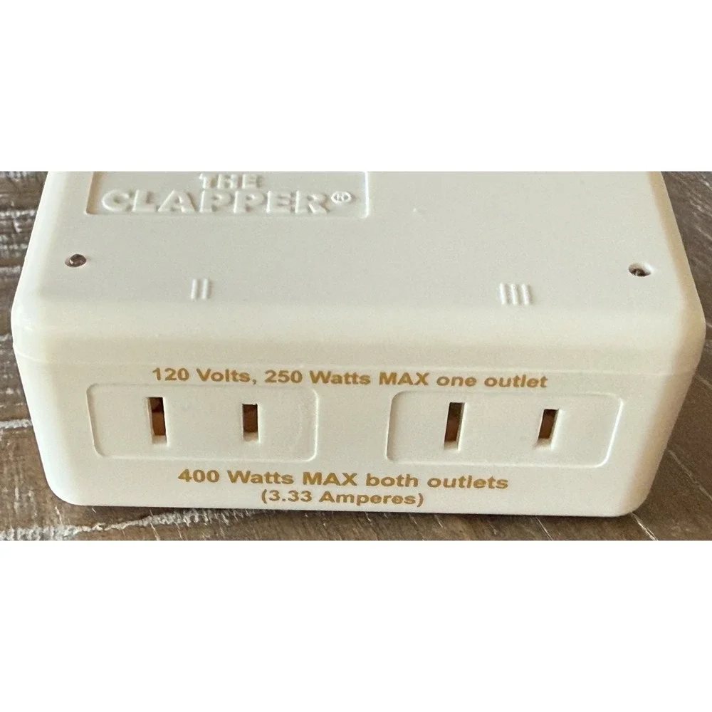 Sold‎  Clap On! Clap Off! The Clapper! Control Wall Outlet Adapter